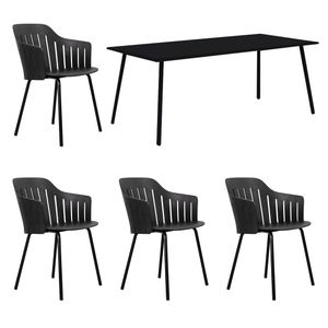 Cane-Line Choice Gartenmöbelset 5-tlg. mit Tisch 190x90cm