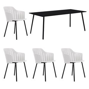 Cane-Line Choice Gartenmöbelset 5-tlg. mit Tisch 190x90cm