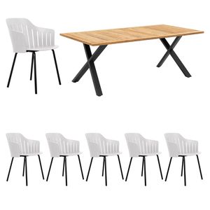 Cane-Line Choice Gartenmöbelset 7-tlg. mit Tisch 200x100cm