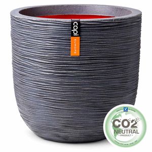 capi Nature Rib Pflanztopf Ø35x34cm Kunststoff