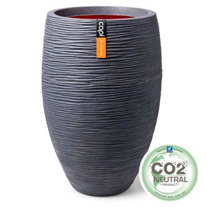 capi Nature Rib Pflanztopf Ø51x72cm Kunststoff