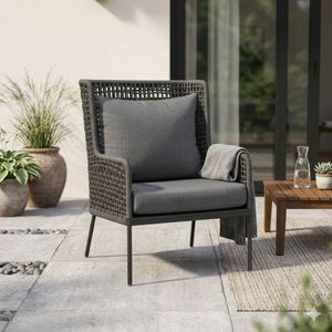 Stern Greta Loungesessel Aluminium/Rope