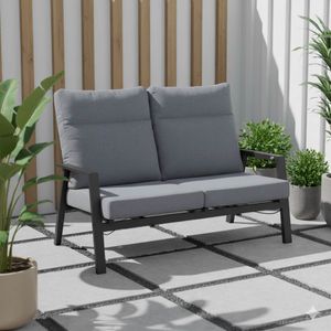 Siena Garden Valencia Gartenloungesofa verstellbar Aluminium/Polypropylen
