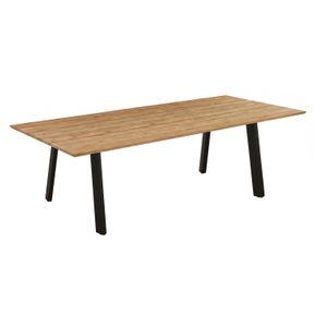 OUTLIV. Negara Gartentisch Edelstahl/Teak recycelt
