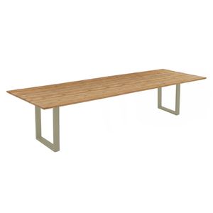 OUTLIV. Negara Gartentisch Edelstahl/Teak recycelt