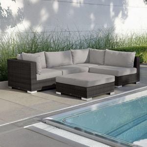 Stern Jubi Ecklounge Polyrattan/Polyester