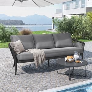 OUTLIV. Monet Gartenloungesofa Aluminium/Rope
