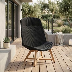 OUTLIV. Clovelly Loungesessel Teak/Polyrattan
