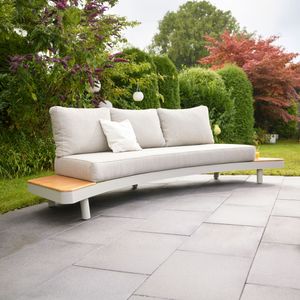 Interliving 7015 Gartenloungesofa Aluminium/Olefin