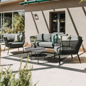 Cosmic Collection Lion Loungeset Stahl/Rope
