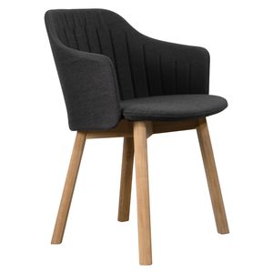 Cane-Line Choice Gartenstuhl Teak/Polypropylen mit Sitz- und Rückenkissen