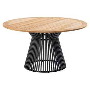 Niehoff Acore Gartentisch Ø140cm Aluminium/Teak