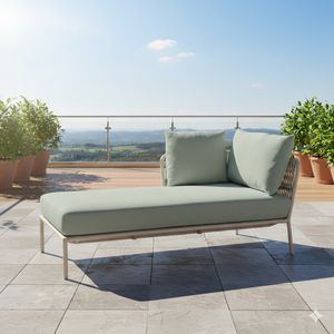 Stern Romy Chaiselongue Aluminium/Rope/Outdoorstoff