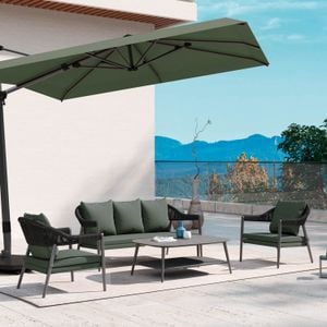 MWH Camarillo Loungeset Aluminium/Rope
