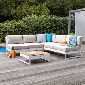 Kettler Ocean Skid Platform Ecklounge Aluminium/Sunbrella