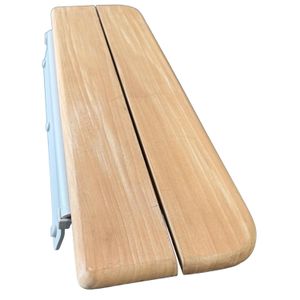 Zebra Sky Neo Anstecktisch 70x20cm Aluminium/Teak