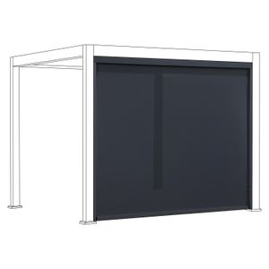 Creador Lino Seitenrollo Aluminium/Textilene