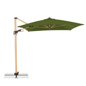 Doppler Alu-Wood Ultra Ampelschirm 300x220cm Holzoptik/Aluminium