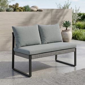 Stern Tammo Diningsofa Aluminium/Rope/Outdoorstoff
