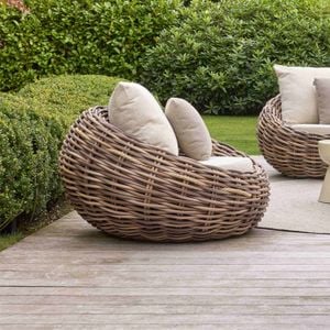 Apple Bee Cocoon Loungesessel Polyrattan/Bee Wett