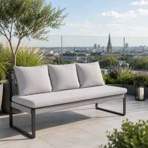 Stern Tammo Diningsofa Aluminium/Rope/Outdoorstoff