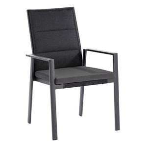 Niehoff Nancer Stapelsessel Hochlehner Aluminium mit Sitzkissen