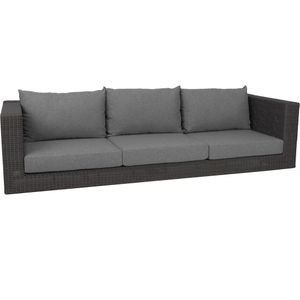 Stern Fontana Gartenloungesofa Korpus Geflecht/Outdoorstoff