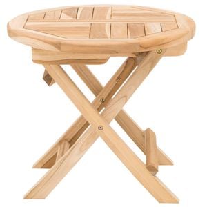 OUTLIV. Portland Balkonklapptisch Ø50cm Teak