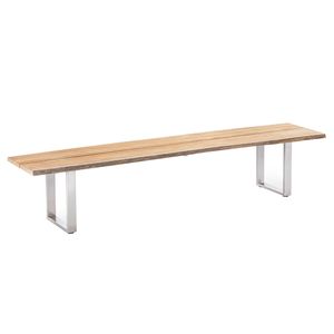 Niehoff Solid Gartenbank 220cm Edelstahl/Teak