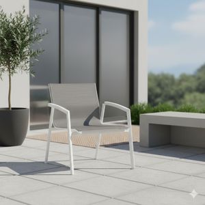 Stern New Top Loungesessel Aluminium/Textilene