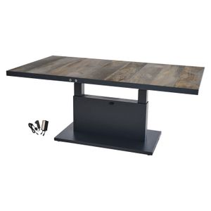Siena Garden Talina+ Lifttisch elektr. höhenverstellbar Aluminium/Keramikfliese