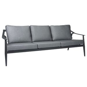 Stern Vanda 3-Sitzer Sofa Aluminium/Outdoorstoff