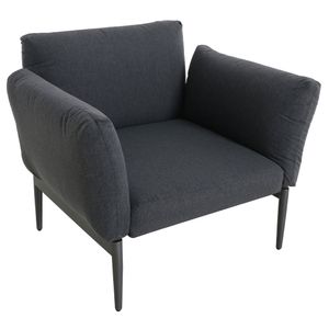 MWH Delicio Loungesessel Stahl/Aluminium/Outdoorstoff