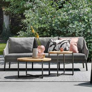 Apple Bee Bijou Gartensofa Aluminium/Rope/Bee Wett