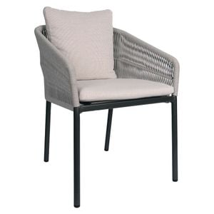 Stern Jella Stapelsessel Aluminium/Rope/Outdoorstoff