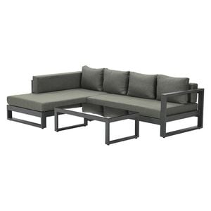 Garden Impressions Esmee Ecklounge 3-tlg. Aluminium/Polster