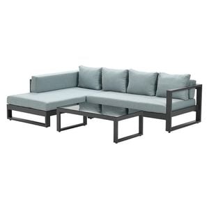 Garden Impressions Esmee Ecklounge 3-tlg. Aluminium/Polster
