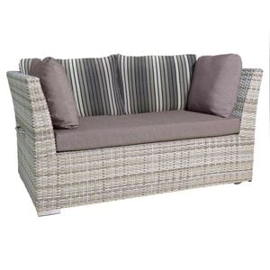 Zebra Jack Junior Gartensofa 2-tlg. Geflecht