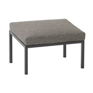 4Seasons Trentino Hocker inkl. Kissen Alu/RVS