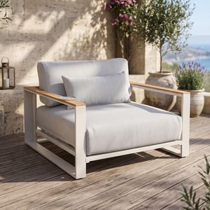 OUTLIV. Ravino Loungesessel Aluminium/Olefin