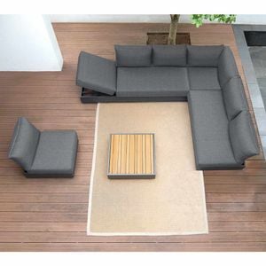 Zebra Cubo Ecklounge 5-tlg. Aluminium/Olefin