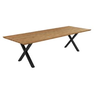 OUTLIV. Negara Gartentisch Edelstahl/Teak recycelt