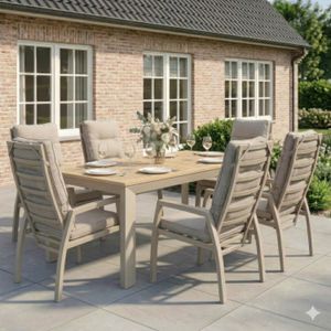 LC Garden Bondino Gartenmöbel-Set Tisch 180/240x90cm