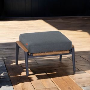 Siena Garden Roma Loungehocker Aluminium/Teak