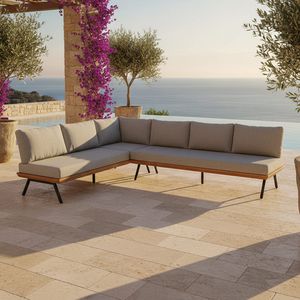 OUTLIV. Alkas Ecklounge Teak/Sunproof