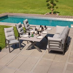 LC Garden Bondino Gartenmöbel-Set Tisch 200/260x100cm