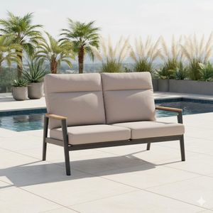 Siena Garden Cortina Gartenloungesofa verstellbar Aluminium/Rope/Polypropylen