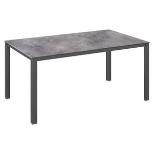 Kettler Cubic Gartentisch 140x70cm Aluminium/HPL