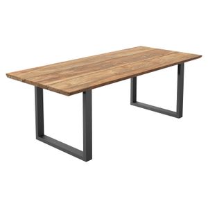 OUTLIV. Negara Gartentisch Edelstahl/Teak recycelt