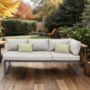 LifestyleGarden Palau Diningsofa Aluminium/Olefin